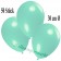Deko-Luftballons Aquamarin, 50 Stück
