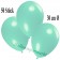 Deko-Luftballons Aquamarin, 50 Stück