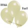 Deko-Luftballons Elfenbein, 100 Stück