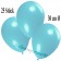 Deko-Luftballons Hellblau, 25 Stück