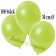 Deko-Luftballons Metallic Apfelgrün, 100 Stück