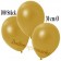 Deko-Luftballons Metallic Gold, 100 Stück