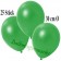 Deko-Luftballons Metallic Grün, 25 Stück