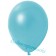 Metallic-Luftballon zur Dekoration in Hellblau, 30 cm