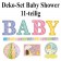 Deko-Set Baby Shower, 10-teilig