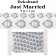 Deko-Zierband Just Married, 5 m