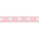 5 Meter rosafarbene Schleifenband mit Pünktchen