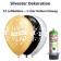 Dekoration Silbester: 12 Luftballons Happy New Year mit 1 Liter Ballongas Einweg