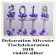 Dekoration Silvester, Tischdekoration, Ballondekoration 2018, violett-silber