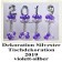 Dekoration Silvester, Tischdekoration, Ballondekoration 2019, violett-silber