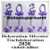 Dekoration Silvester, Tischdekoration, Ballondekoration 2020, violett-silber