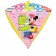 Diamonz Luftballon aus Folie Minnie Mouse zum 5. Geburtstag