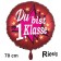 Luftballon aus Folie, 70 cm, inklusive Helium, Satin de Luxe, rot zur Einschulung: Du bist 1. Klasse