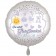 Du wirst Großonkel, Luftballon aus Folie, 43 cm, Satine de Luxe, weiß