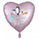 Du wirst Opa, Herzluftballon aus Folie, 43 cm, Satin de Luxe, rosa