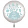 Du wirst Papa, Luftballon aus Folie, 43 cm, Satine de Luxe, swr, weiß