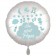 Du wirst Papa, Luftballon aus Folie, 43 cm, Satine de Luxe, swr, weiß