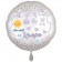 Du wirst Uropa, Luftballon aus Folie, 43 cm, Satine de Luxe, weiß