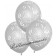 12 Stück transparente Luftballons Alles Gute zur Hochzeit mit Helium-Einwegflasche
