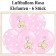 Baby Luftballons, Elefanten mit Luftballontraube, Punkten und Wölkchen, Rosa, 6 Stück