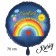 Endlich Kindergarten Kind. Luftballon in Satin-Blau, 70 cm, inklusive Helium