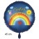 Endlich Kindergarten Kind. Luftballon in Satin-Blau, 45 cm, inklusive Helium