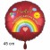 Endlich Kindergarten Kind. Luftballon in Satin-Rot, 45 cm, inklusive Helium