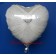 Hochzeitsluftballon aus Folie, Folienballon Herz, Braut, ohne Helium