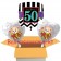 3 Luftballons aus Folie zum 50. Geburtstag, Celebrate 50 und Baerchen