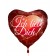 ch liebe dich, Herzluftballon aus Folie