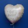 Just Married Herz, Luftballon aus Folie, mit Helium