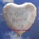 Just Married Herz, Luftballon aus Folie
