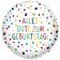 Alles Gute zum Geburtstag, Confetti Birthday, Luftballon zum Geburtstag mit Helium