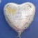 Folienballon Alles Gute zur Hochzeit Herz, mit Helium