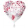 Folienballon mit Schmetterlingen, Alles Liebe zur Hochzeit, heliumgefüllt