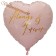 Folienballon Always & Forever zur Hochzeit, heliumgefüllt