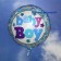 Holografischer Folienballon Baby Boy, inklusive Helium