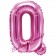 Luftballon Buchstabe Q, pink, 35 cm