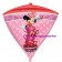 Diamonz Luftballon aus Folie Minnie Mouse inklusive Helium, Seitenansicht