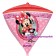 Diamonz Luftballon aus Folie Minnie Mouse inklusive Helium, Frontansicht