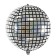 Folienballon Partydeko Disco, Mottoparty 70er, Ballon inklusive Helium 