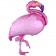 Flamingo Beach, Folienballon mit Ballongas-Helium 