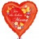 Fuer die liebste Mama, Herzballon aus Folie mit Helium zum Muttertag
