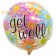 Folienballon Gute Besserung - Get well mit Helium