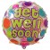 Get well soon - Gute Besserung, Luftballon aus Folie ohne Helium-Ballongas