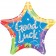 Good Luck, holografischer Luftballon aus Folie ohne Helium-Ballo