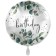 Folienballon XXL Natural Greenery Birthday 