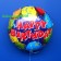 Folienballon Happy Birthday Ballons und Konfetti inklusive Helium