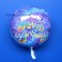Folienballon Happy Birthday Batikmuster inklusive Helium