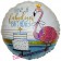 Folienballon Fabulous Birthday Flamingo, holografisch